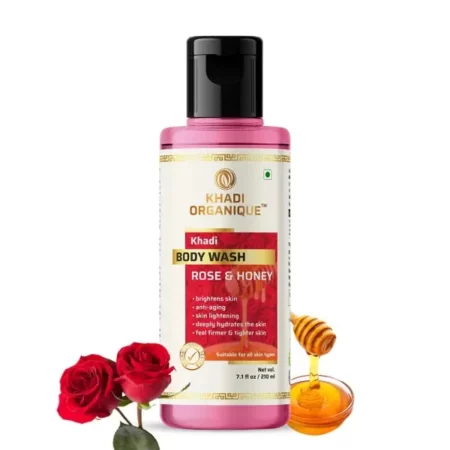 Khadi Organique Rose & Honey Body Wash 210 ML