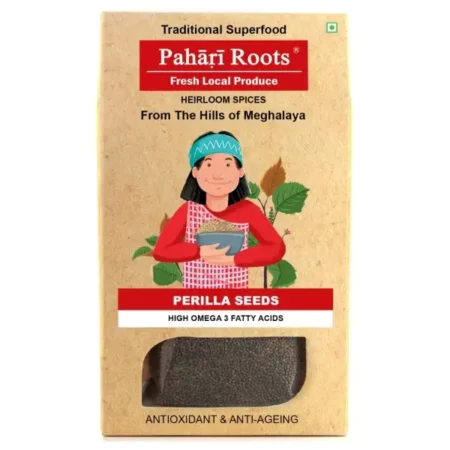 Pahari Roots - Fresh Local Produce Perilla Seeds|High Omega 3&9|More Omega Than Chia Seed&Flax Seeds|Superfood|Hair&Skin Care|Meghalaya North East|200Gms