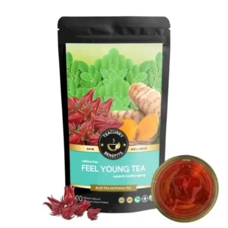 TEACURRY Anti Aging Tea - 15 Tea Bags | Helps in Skin Glow, Hair Care, and Premature Ageing | Anti Ageing Tea for Women
