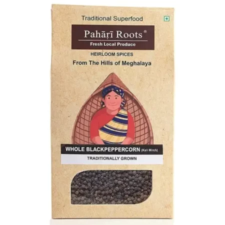 Pahari Roots - Fresh Local Produce -Whole Spice|Black Peppercorn|Kali Mirch|Traditional Ayurvedic Medicine|Healing|Unadulterated|200 Gm