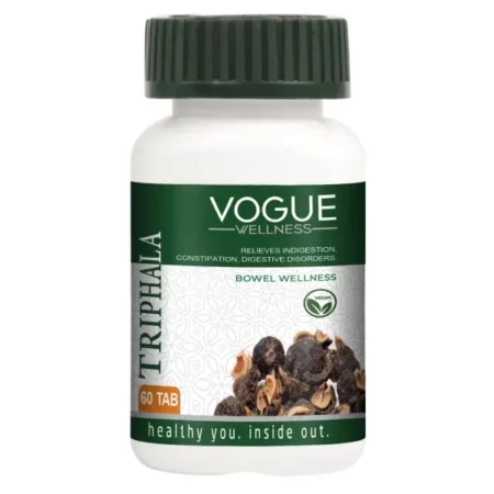 Vogue Wellness Triphala Tablets 60 - (Pack of 1)