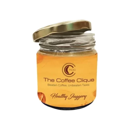 The Coffee Clique | Healthy Jaggery | Instant Coffee | Naturally Sweet Beaten Coffee Paste | Cafe Like Cappuccino At Home | No Additional Sugar Needed | 160 Grams