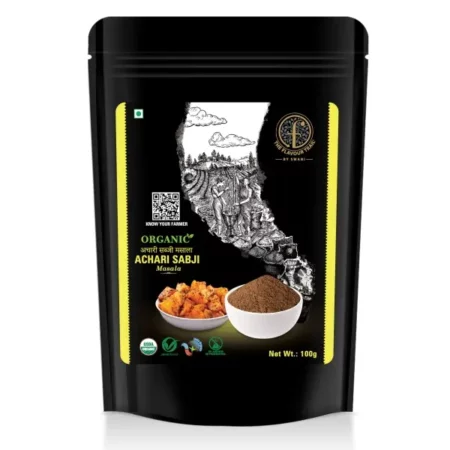The Flavour Trail - Organic Achari Sabji Masala/Vegetable Mix/Paneer Masala | Organically Farmed | Hygienically Processed | Pesticide-Free