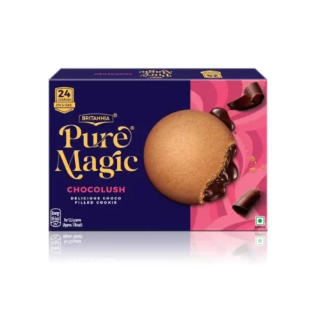 Britannia Pure Magic Chocolush - Delicious Choco Filled Cookie, 300 gm