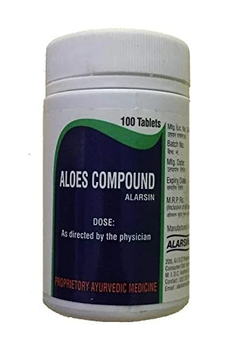 Alarsin Aloes Compound Tablets, 100 Tablets
