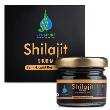 Vedapure Naturals Original Shilajit/Shilajeet Resin For Endurance, Stamina, Bodybuilding and Power, 25 Gram