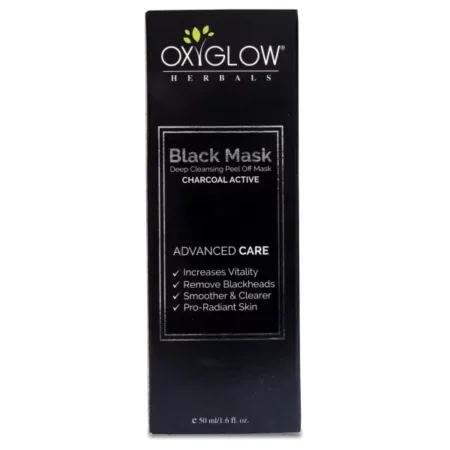 Oxyglow Herbal face mask with activated Charcoal face cream 50ML | Pack of 1 | for women | for Men