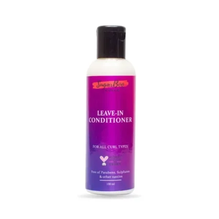 SugarBoo Curls Leave-In Aloe Vera Conditioner (100Ml) For Dry, Frizzy, Wavy, Curly Hair. Vegan & Cg Friendly. No Parabens, Sulphates & Other Nasties,1 Count