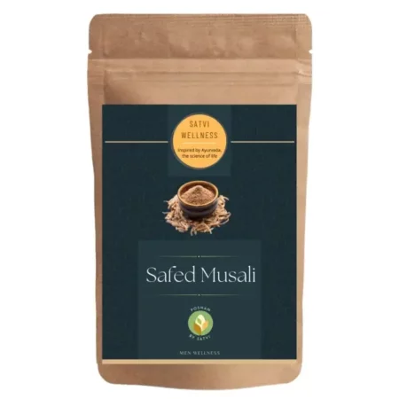 Safed musli powder | White musli powder | Musli root powder | Safed musali | Men Wellness | Satvi Wellness