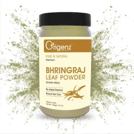Origenz Pure Bhringraj Powder for Hair Care, Conditioning, Healthy Scalp, Nourishment, Mask, Pack | Eclipta alba Powder | 100gm