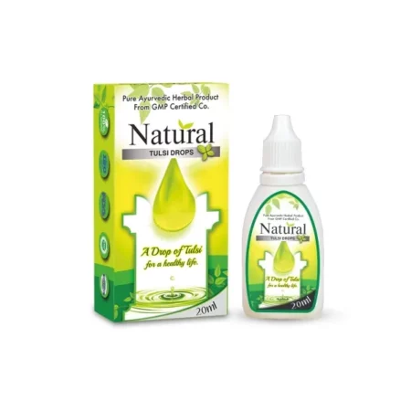 VitaGreen Natural TULSI DROPS - Immunity booster, Cough & Cold, Anti-oxidant, 20 ml (Pack of 1)