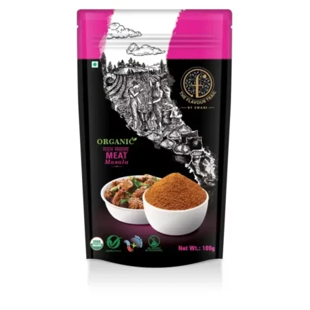 The Flavour Trail - Organic Meat Masala/ Mutton Masala/ Mutton Curry Masala, 100 gm| Organically Farmed | Hygienically Processed | Pesticide-Free
