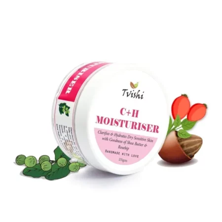 Tvishi C+H Luxury Moisturiser I Light, Clarifying & Hydrating face cream I Dry, matured skin I Moist, Smooth Radiant skin (25 gms)