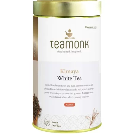 Teamonk - Kimaya White Tea (Makes 75 Cups Of White Tea) | Usda Certified Organic Darjeeling Tea, Loose Leaves - 150 Gm