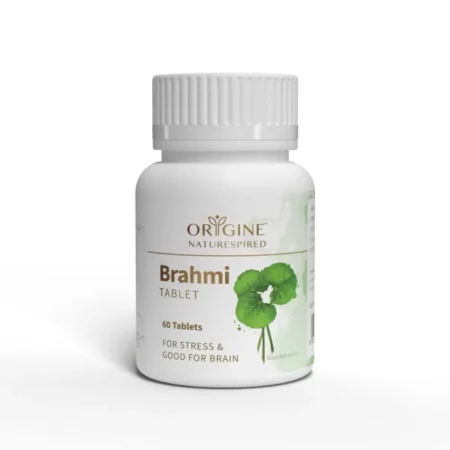Origine Naturespired Brahmi Mind Wellness Tablets | Improves Alertness | 100% Pure & Natural | Stress Relief | Memory Booster For Focus & Mood | Natural Health Supplement - 60 Vegetarian Tablets