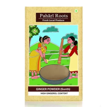 Pahari Roots Ginger Powder | Adrak - Saunth | Meghalaya - High Gingerol, Healing, Strong Fragrance & Flavorful | Fresh Harvest | 200gms
