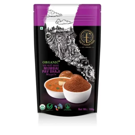 The Flavour Trail - Organic Mumbai Pav Bhaji Masala/ Tangy Vegetable Masala, 100 gm | Organically Farmed | Hygienically Processed | Pesticide-Free