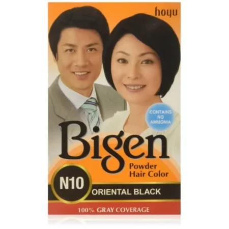 Bigen Powder Hair Color, Oriental Black, 0.21 Ounce, 6 Count