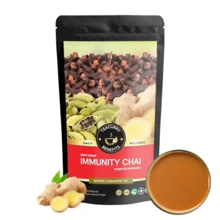 TEACURRY Immunity Booster Tea - 250 grams of Immunity Tea | Cardamom, Cloves, Ginger, Bay Leaf, Cinnamon, Black Tea | Immunity Booster Tea Kadha