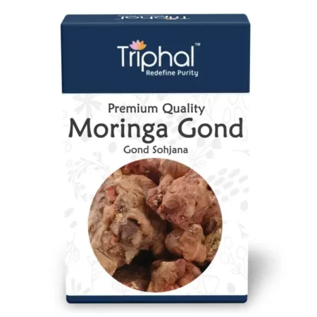 TRIPHAL Moringa Gum/Gond Sohjana | Natural & Pure Sahjan Gond | Preservative Free | Edible Grade (100g)