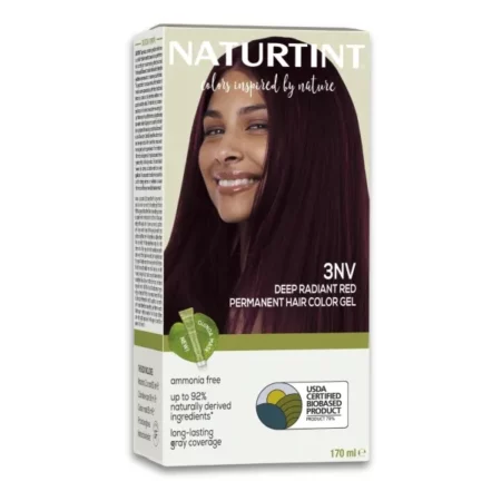 Naturtint Permanent Hair Colour Burgundy 3NV  - 3NV Deep Radiant Red 170 ml