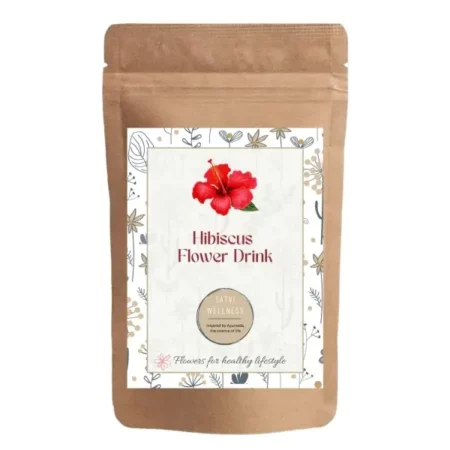 Hibiscus flower Tea | Hibiscus tea | Hibiscus flower drink mix | Satvi Wellness