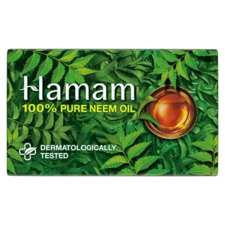 Hamam with 100% Pure Neem Oil Bathing Soap 150gm