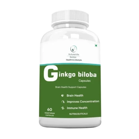 Nuturemite Ginkgo biloba 160 mg 60 Veg capsules