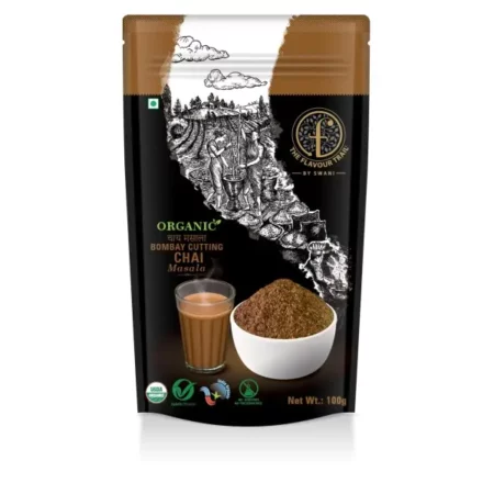 The Flavour Trail - Organic Bombay Cutting Chai Masala/ Aromatic Tea Masala/ Masala Chai, 100 gm| Organically Farmed | Hygienically Processed | Pesticide-Free