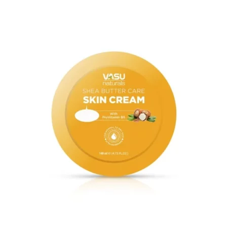 Vasu Naturals Shea Butter Care Skin Cream For Ultra Nourishing Protecting Skin With Pro-Vitamin B5 140 ml