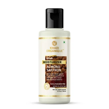Khadi Organique Almond Saffron Herbal Moisturizer-210Gms