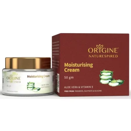 Origine Naturespired Daily Deep Moisturizing Cream for Dry Skin | Moisturises, Hydrates | Contains Shea Butter, Vitamin E & Aloe vera | Moisturizer For Men & Women, Face Cream, 50gm