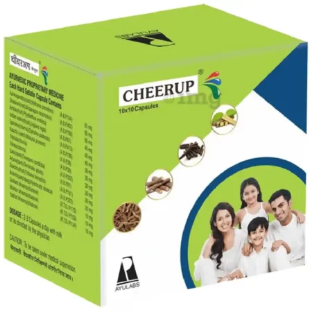 Ayulabs Cheer Up Capsules, 100 Tabs