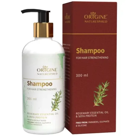 Origine Naturespired Shampoo For Hair Strengthening & Growth | Natural Shampoo For Hair Growth | Purely Blended With Rosemary, Soy Protein, And Tea Tree | Hair Strength Shampoo For Men & Women, 300ml