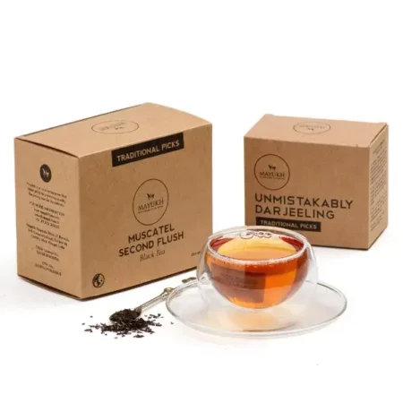 Mayukh - Traditional Muscatel 2nd Flush Darjeeling Tea | Black Tea, Loose Tea Leaves | 100% Pure Darjeeling Tea | 100 GMS - 40 Cups