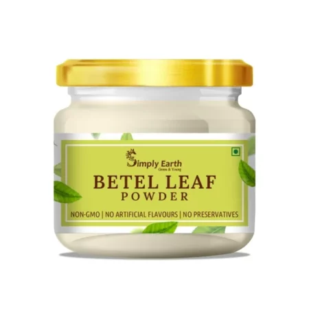 Simply Earth Organic Betel Leaf Powder | Paan Leaf Powder | Vetrilai | Banarasi Paan Powder - 100 GM
