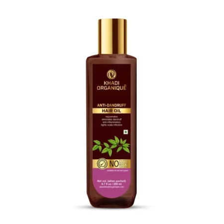 Khadi Organique Anti Dandruff Hair Oil For Men And Women (SLS & Parabeen Free) 200ML