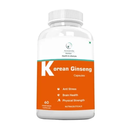 Nuturemite Korean Ginseng 160 mg 60 Veg capsules