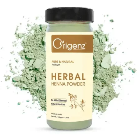 Origenz Henna Powder for Hair Colour | Healthy Hair Care | Natural Lawsonia Inermis | 100gm