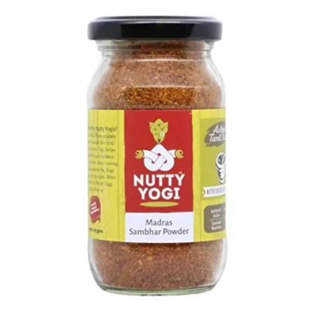 Nutty Yogi Madras Sambhar Powder 125 gm (Pack of 1)
