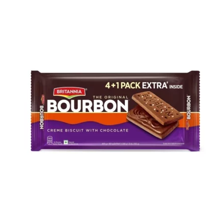 Britannia The Original Bourbon - Creme Biscuit with Chocolate, 500gm