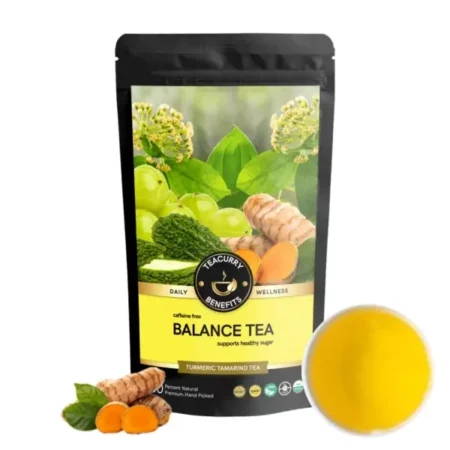 TEACURRY Diabetes Support Tea - 50 Grams Losse / 25 Cups | Anti Diabetes Balance Tea, Helps blood sugar level | Diabetes Green Tea and Support Diabetes Control Tea | 100% Dia Herbal Tea Ayurvedic