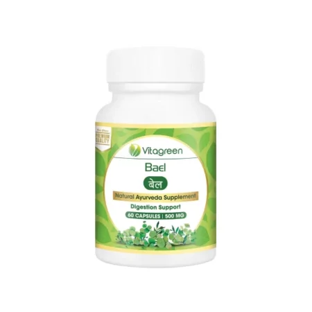 Bael Capsules 500 mg, For Anti Inflammatory, 100% Natural, Ayurveda, Health, Dietary, Herbal, Nutrition Supplements