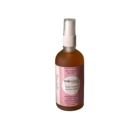 Tvaksutra Gotukola Extract Facial Skin Toner Liquid with Alo Water,Witch hazel,plant extracts | Pack of 1, 100 ml