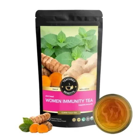 TEACURRY Women Immunity Tea - 100 Gms Loose Tea | Helps with Immunity, Regeneration | Herbal Immunity Booster Tea, Immunity Green Tea | 100% Natural Herbal Tea