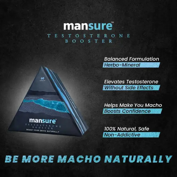 ManSure Testosterone Boost 2x60Caps 4