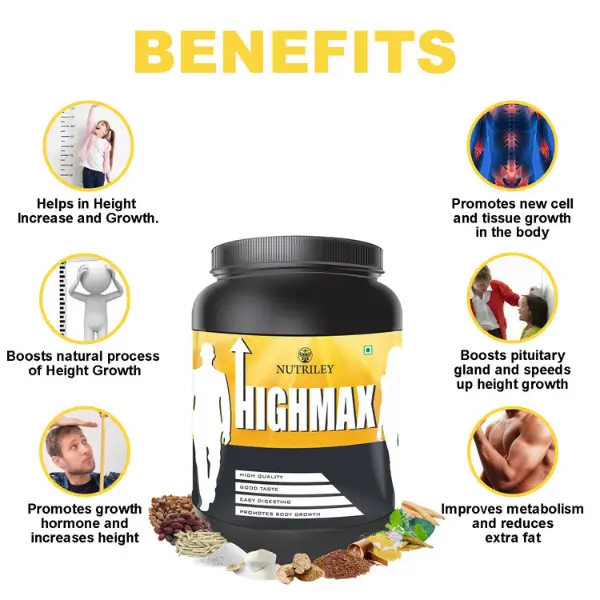 Nutriley Highmax Height Increase Powder Height Growth Supplement