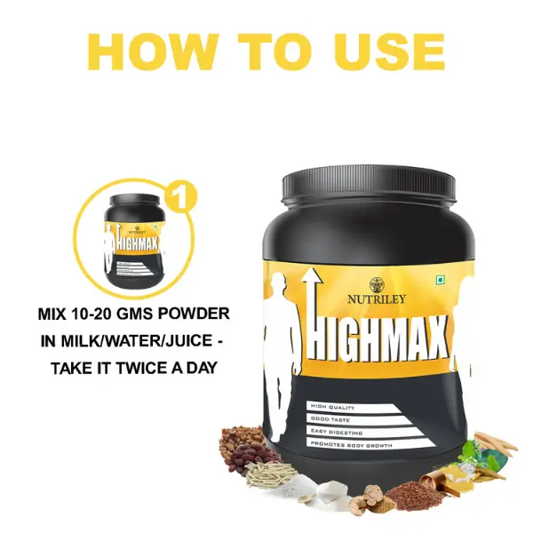 Nutriley Highmax Height Increase Powder Height Growth Supplement