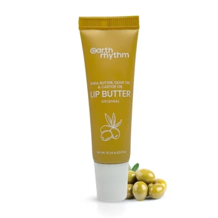Earth Rhythm Shea Olive Lip Butter Balm, 10ml