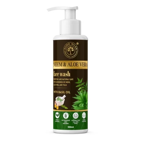Puromiles Neem Aloe Vera Face Wash, 100 ml